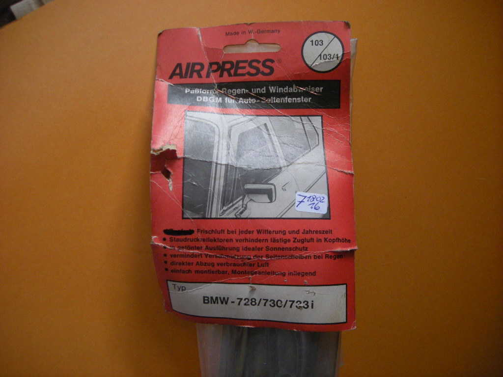 Wind- und Regenabweiser für BMW 728, 730, 733i – Bild 2