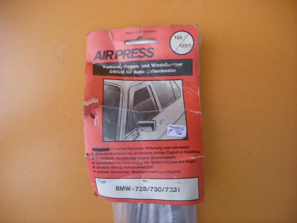 Wind- und Regenabweiser für BMW 728, 730, 733i – Bild 3
