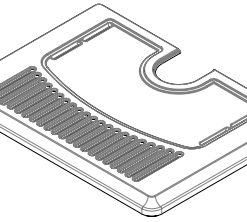 Topplatte aus Guß SMOKE