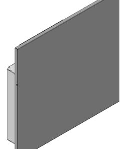 Komplette Klappe Pelleteinfüllung