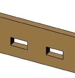 Hinteres Leitblech aus Calorite