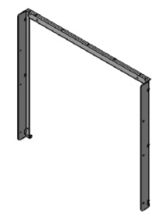 T?rrahmen Ausf?hrung Schwarz lackiert