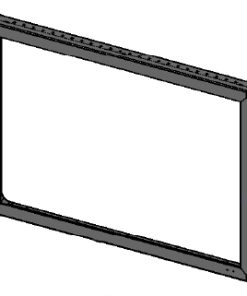 Türrahmen Asführung Schwarz lackiert