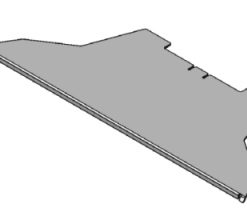 Rauchleitblech aus Stahl