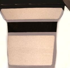 Komplettes hinteres Rauchleitblech