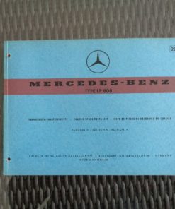 Mercedes Benz Type LP808 (Ersatzteilliste Fahrgestell)