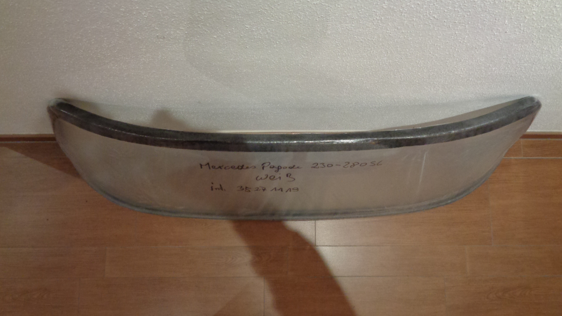 Frontscheibe, klar für Mercedes Pagode W113, 230 SL, 250 SL, 280 SL – Bild 4