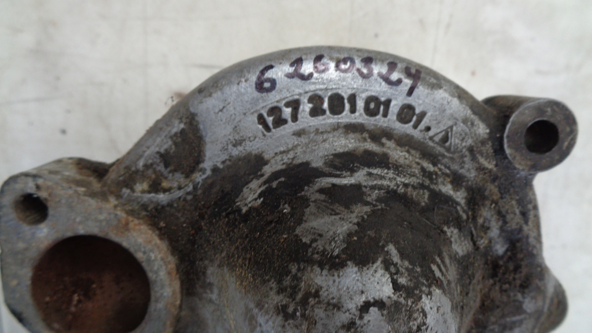 Wasserpumpe mit Wasserpumpengehäuse für Mercedes Ponton W121, 190SL – Bild 2