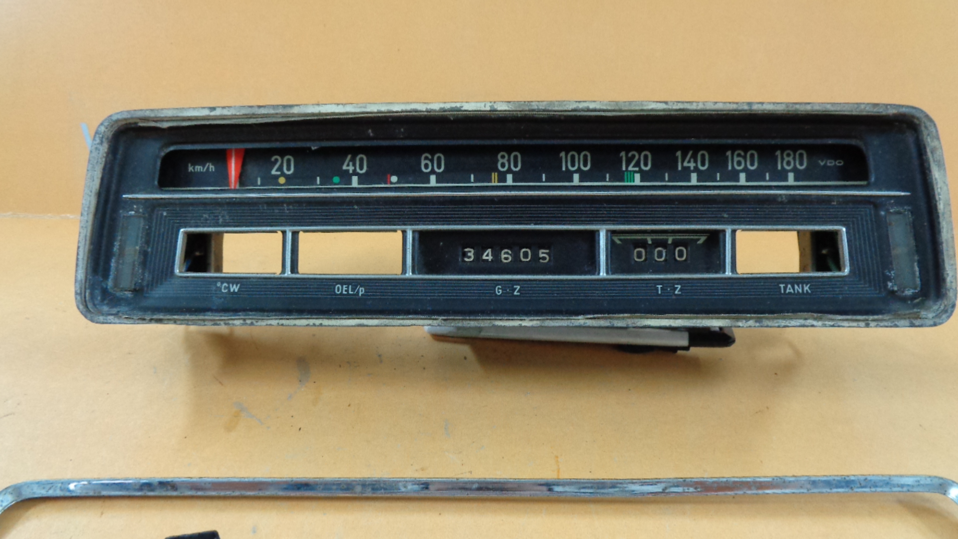 Tacho, Kombiinstrument für Mercedes 220 Ponton W128, W180 – Bild 6