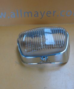 Chromrahmen mit Glas links für Nebelleuchte Mercedes W110