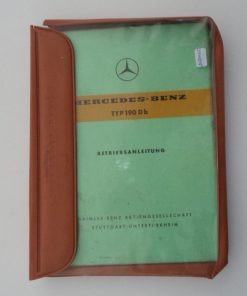 Mercedes Benz Type 190 Db Ponton (W121) Bordmappe