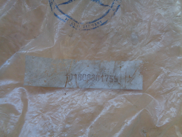 Stoßfängerhorn vorne links für Mercedes 220 Ponton Coupe/Cabrio W180 SAC, W128 SEAC – Bild 3