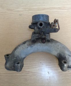 Ansaugkrümmer mit Luftklappe für Mercedes 170 Diesel, W136, 180 Ponton, Unimog, OM 636