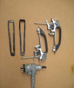 Set: Lenkschloss, Türgriffe, Tankdeckel, für Mercedes W123 Coupe