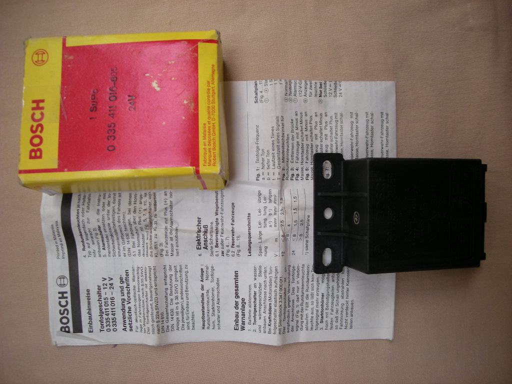 BOSCH Tonfolgeschalter 24 V – Bild 2