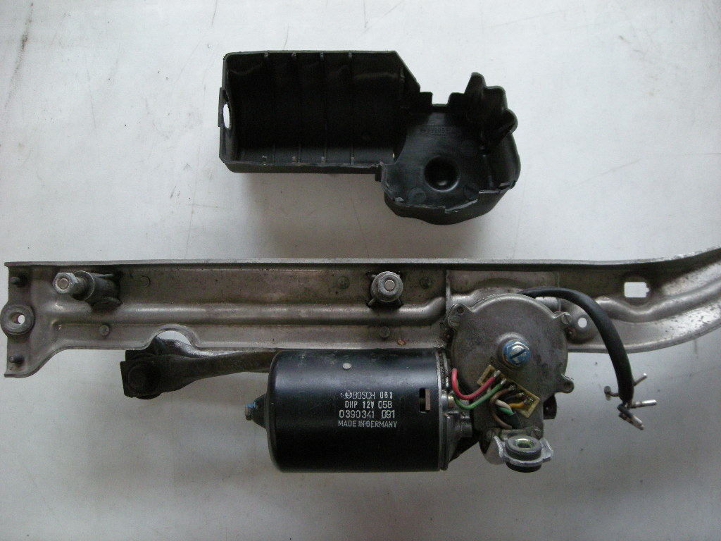 Wischergestänge mit Wischermotor für Mercedes W126 – Bild 4