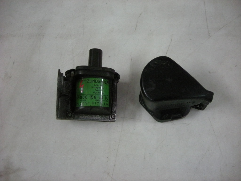 Zündspule mit Abdeckung für Mercedes W124, W126 Serie II, R129, W140