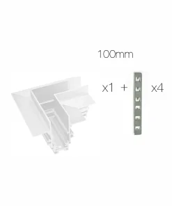 Beneito Faure 48V L-Eckverbinder für Deckeneinbau Union